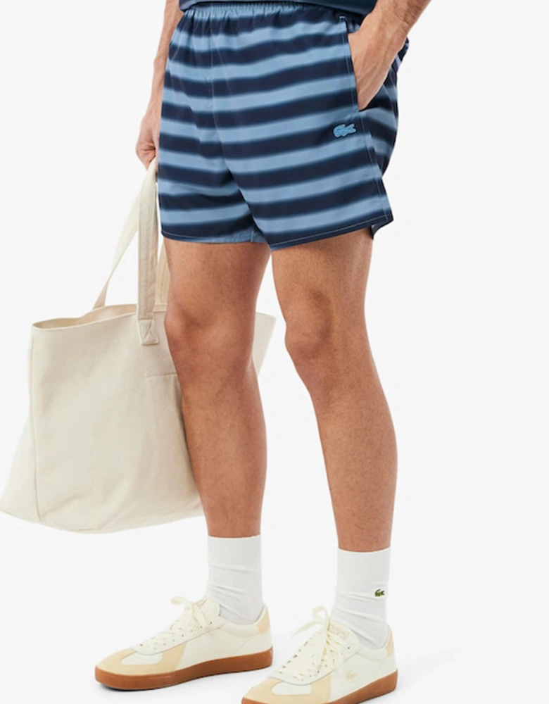 Striped Swim Trunks