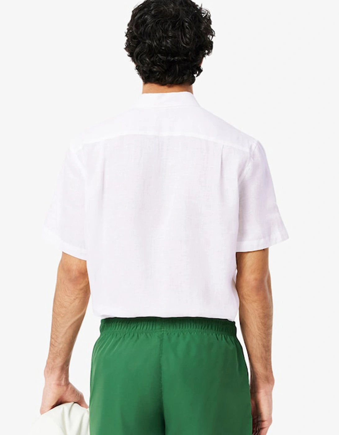 Men's Short Sleeved Linen Shirt