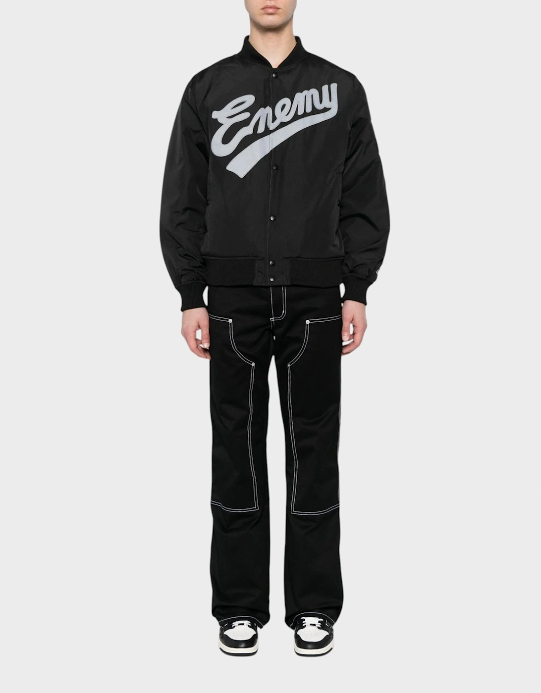 x Public Enemy x Majestic Baseball Jacket