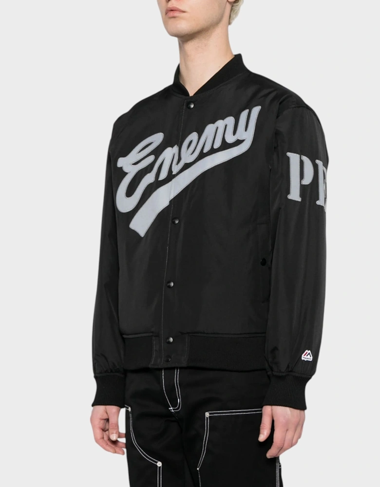 x Public Enemy x Majestic Baseball Jacket