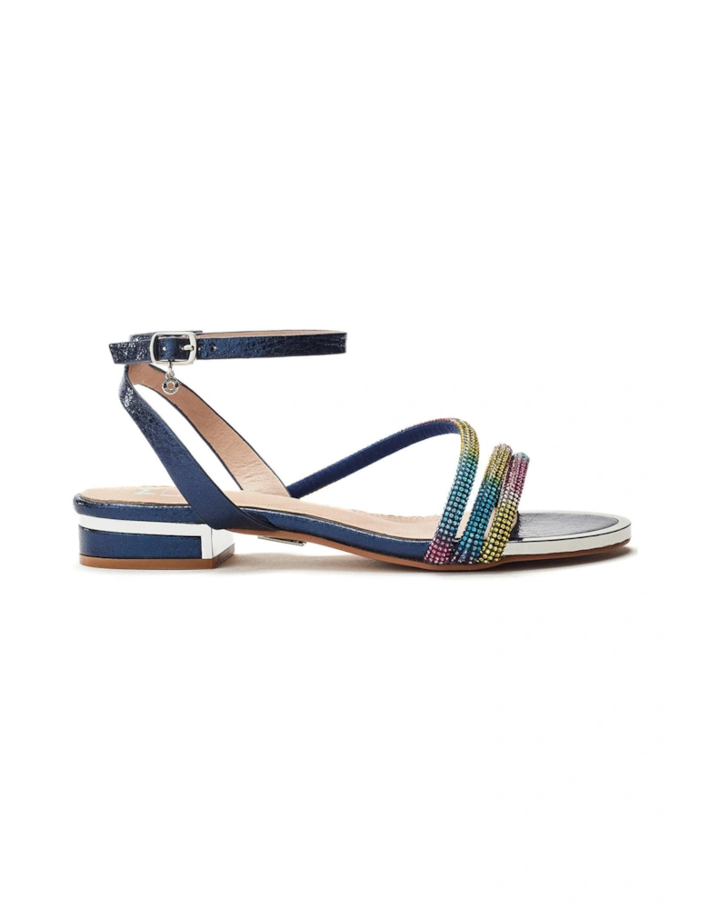Lyddia Low Smart Sandals - Navy