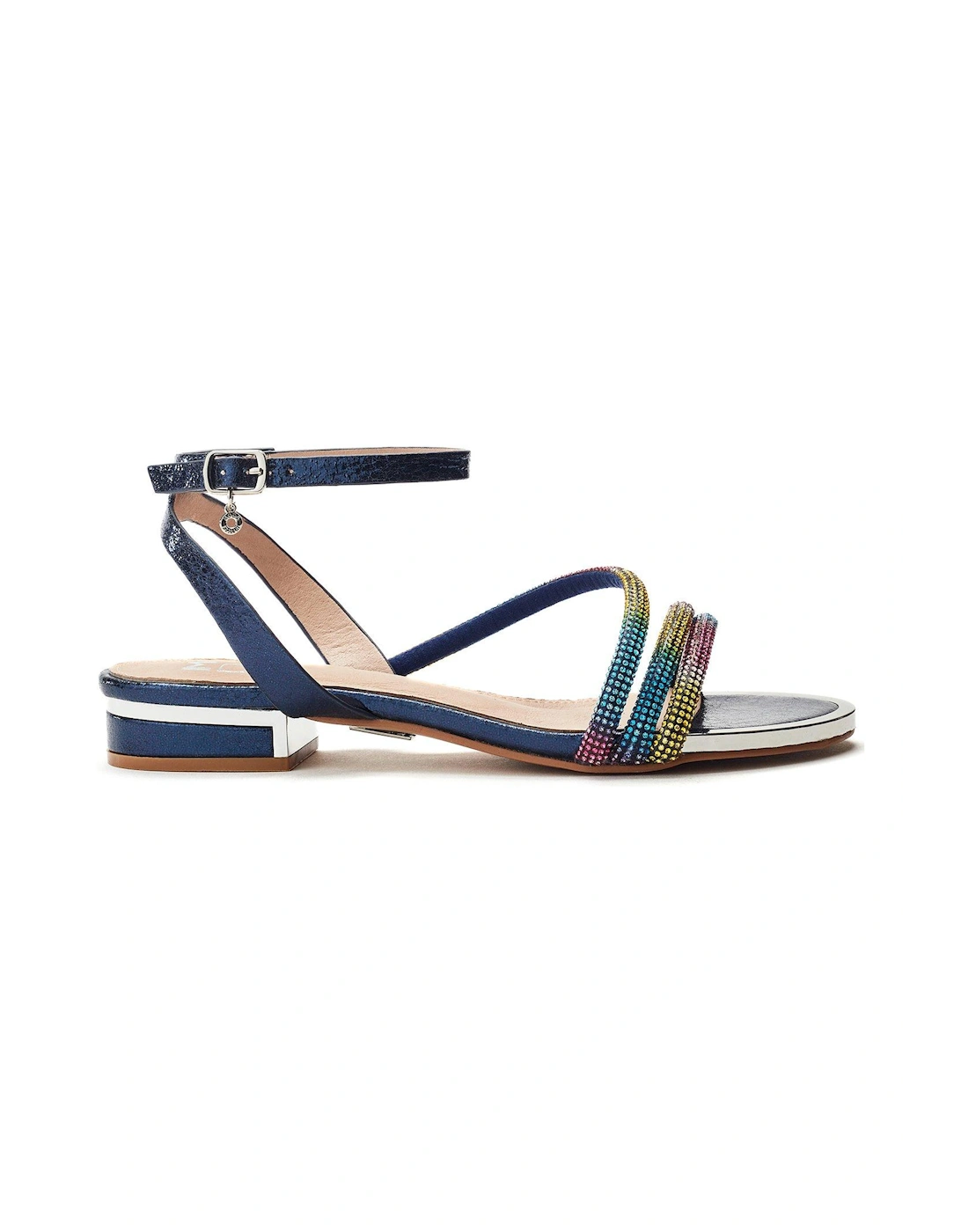 Lyddia Low Smart Sandals - Navy, 2 of 1