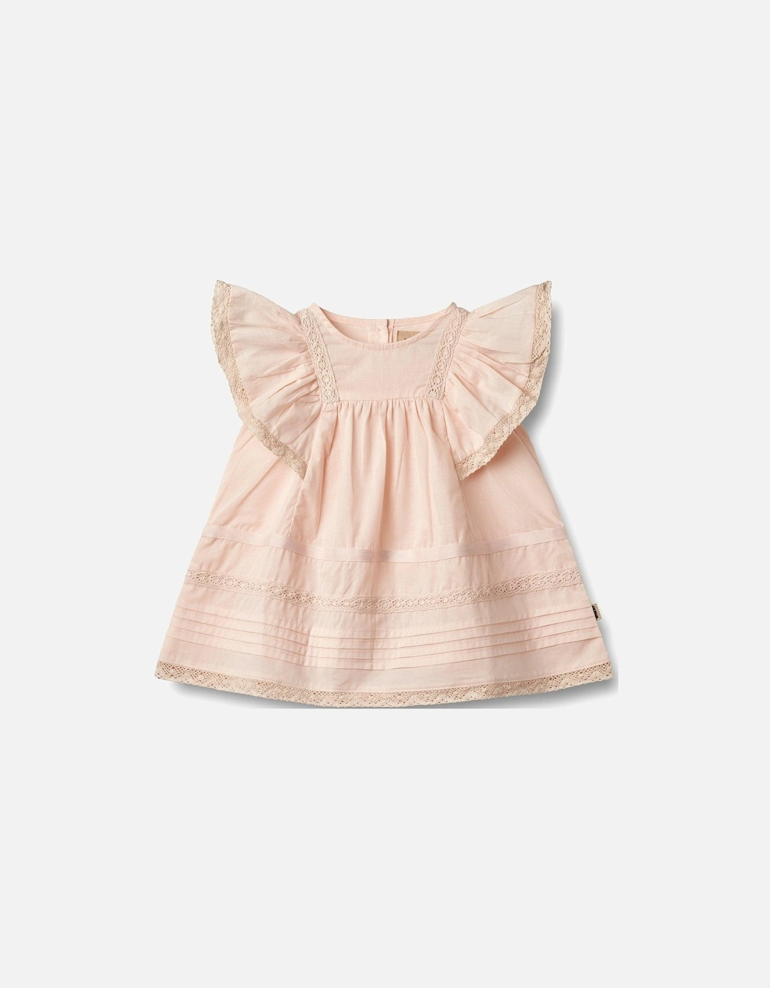 Baby Girls Minna Frill Dress - Light Pink, 2 of 1