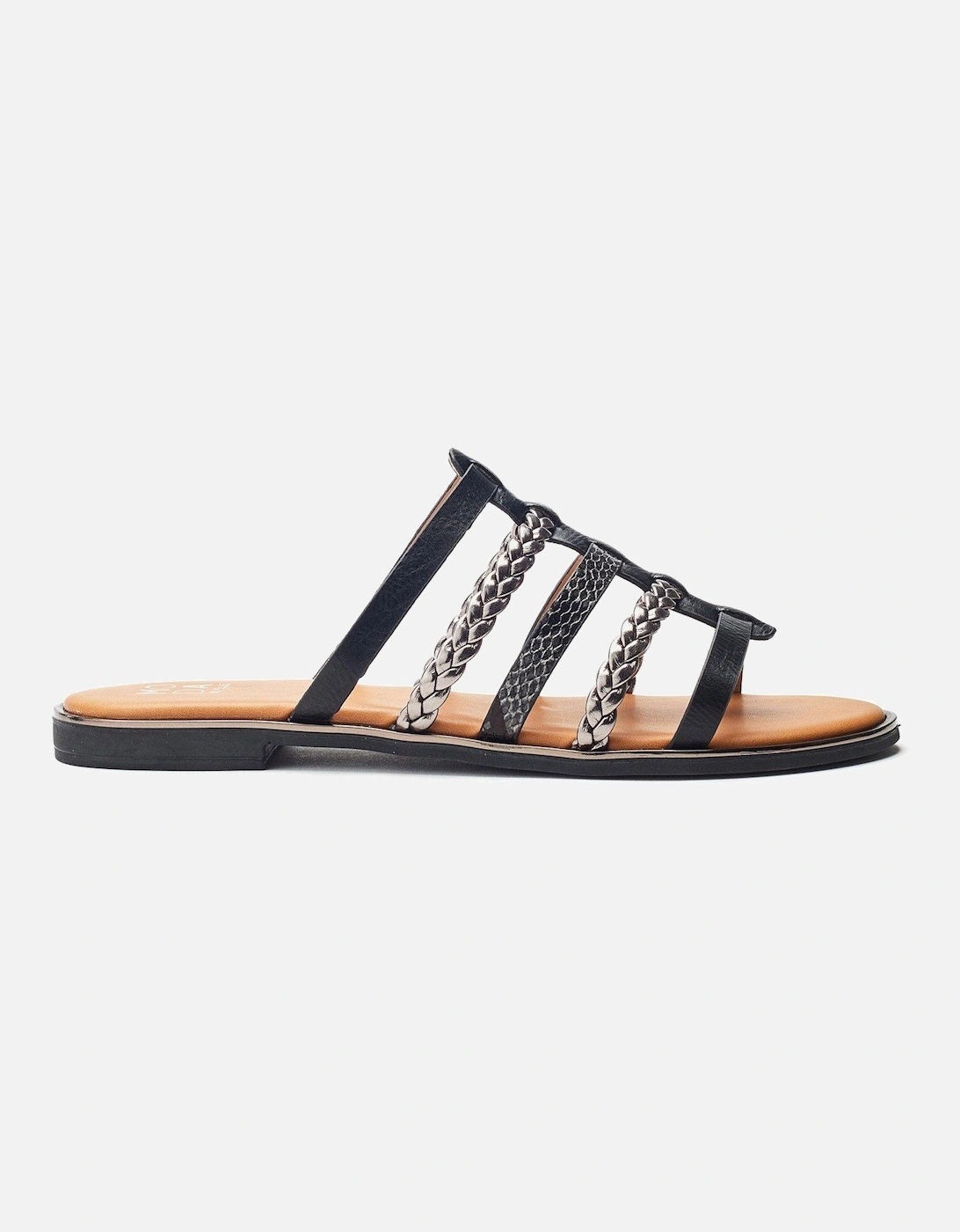 Junie Multi Strap Sandals - Black, 2 of 1