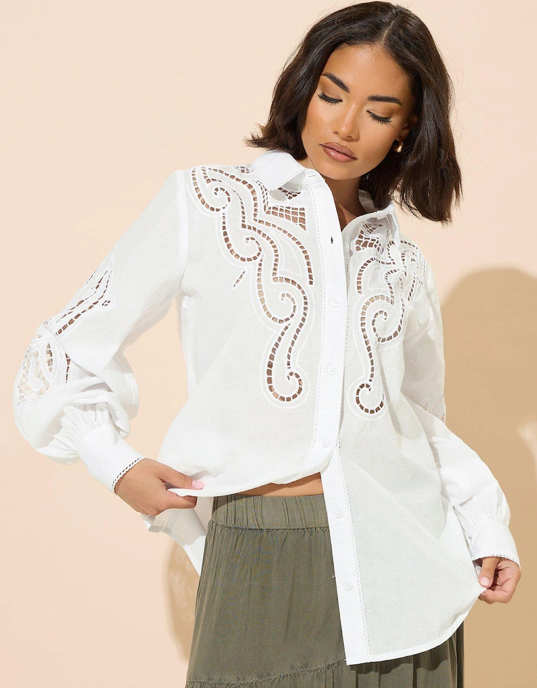 Petite Crochet Shirt, 2 of 1