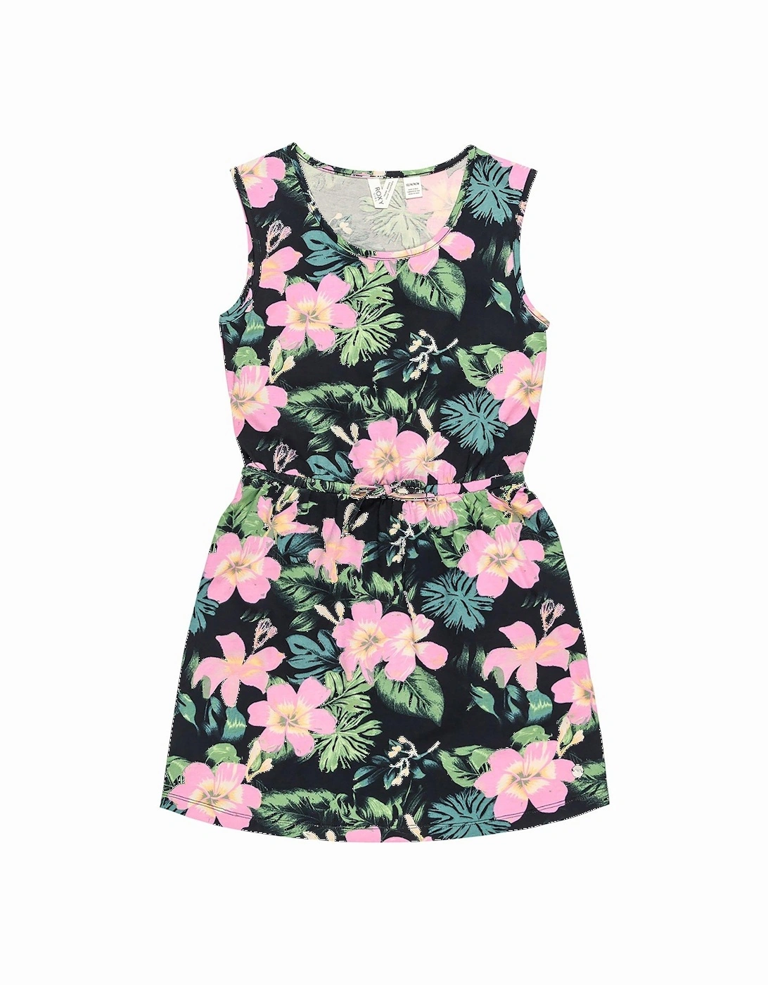 Girls Surfs Up Rg Printed Sleeveless Dress - Black, 2 of 1