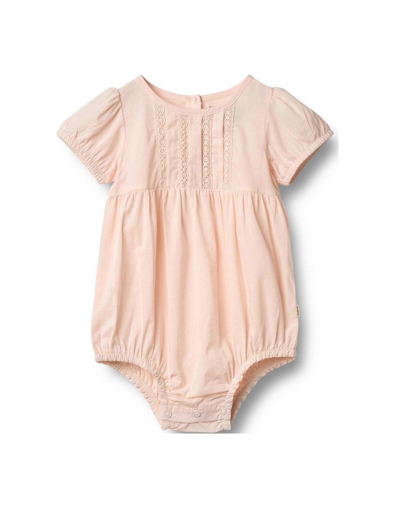 Baby Girls Victoria Romper - Light Pink