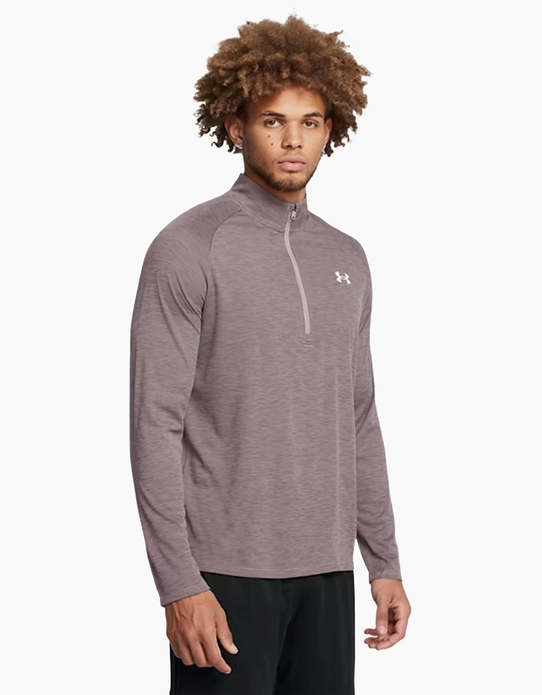 Under Armour Men's Grey 2.0 Half Zip Technical Top  46 3XL