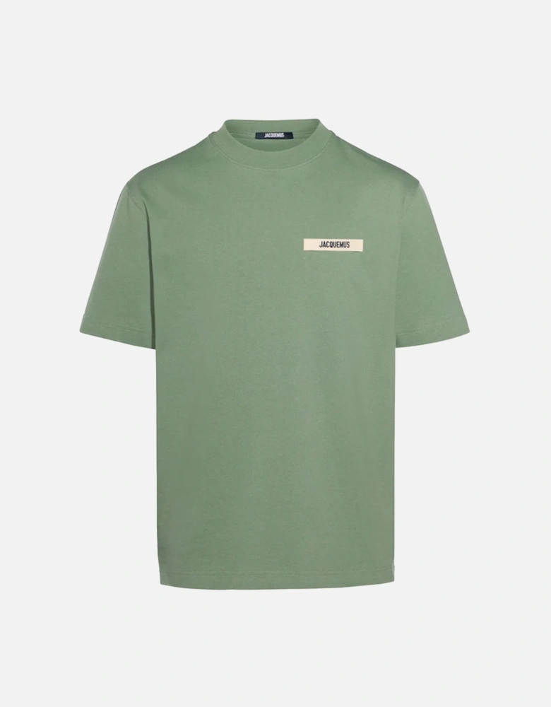 The Gros Grain Logo T Shirt Olive