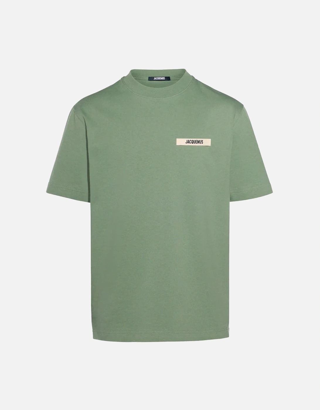 The Gros Grain Logo T Shirt Olive, 3 of 2