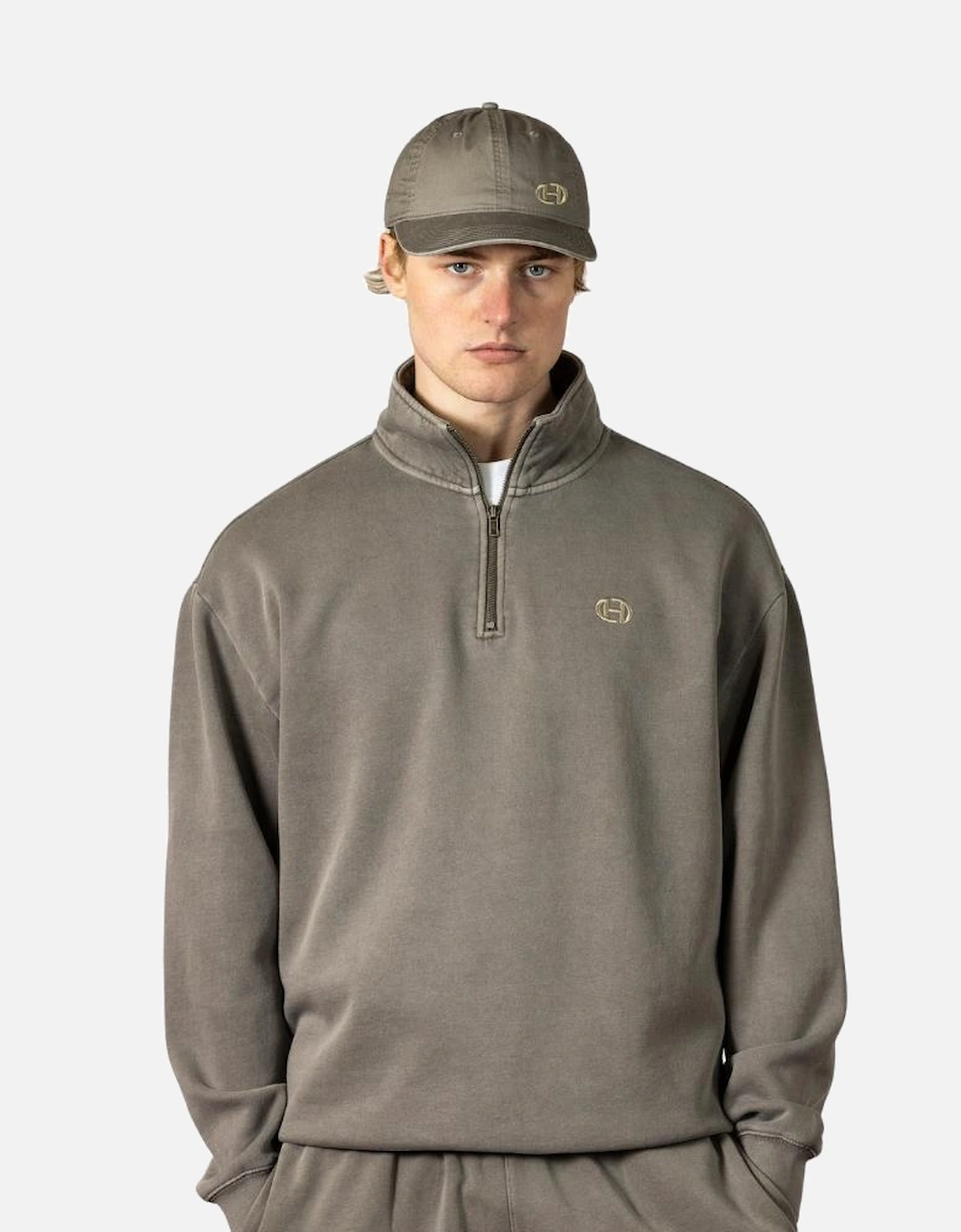 Mugdock 1/4 Zip - Washed Grey, 6 of 5