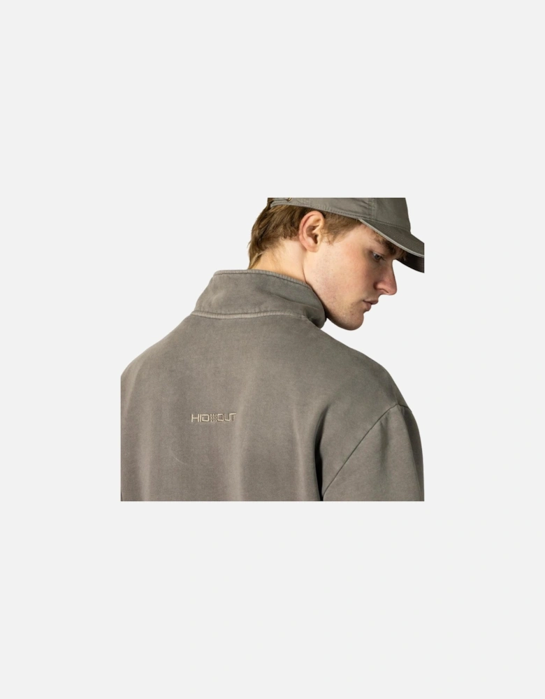 Mugdock 1/4 Zip - Washed Grey