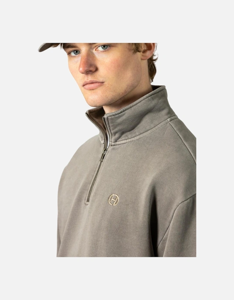 Mugdock 1/4 Zip - Washed Grey