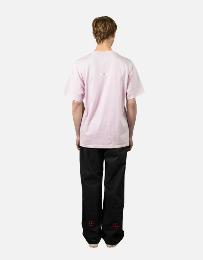Oval Heavyweight Tee - Lilac/Pink