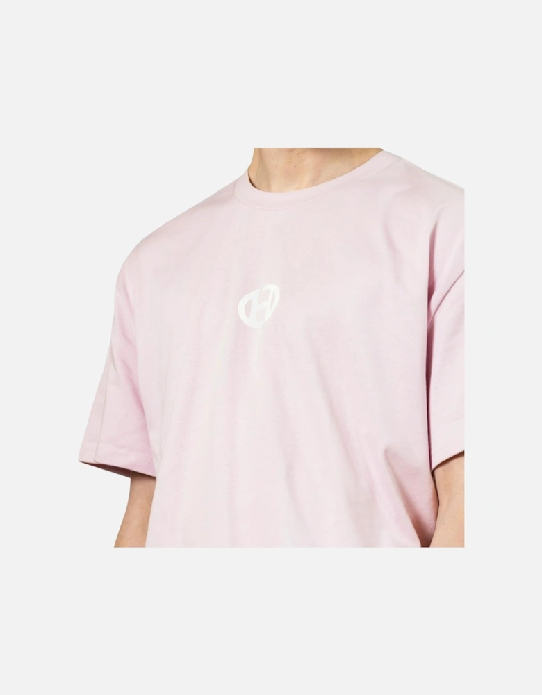 Oval Heavyweight Tee - Lilac/Pink