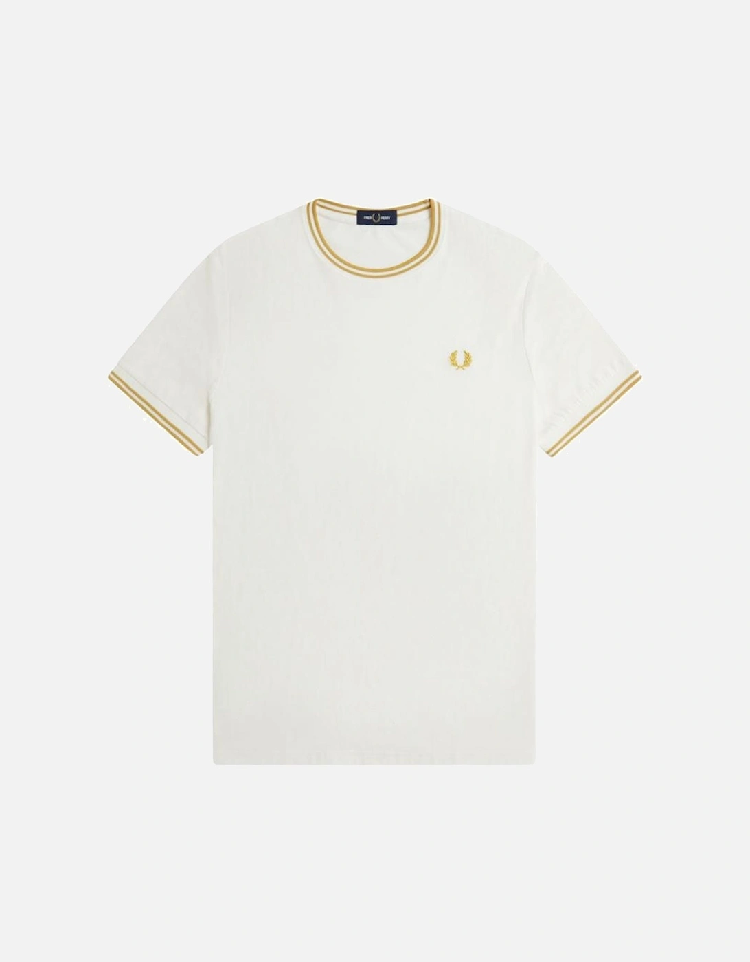 Twin Tipped T-Shirt - Snow White/Honeycomb, 5 of 4