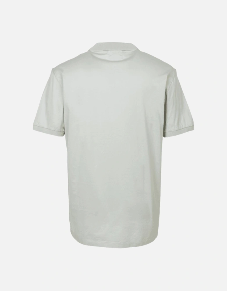 70/2 Mercerized Patch Logo Grey Polo Shirt