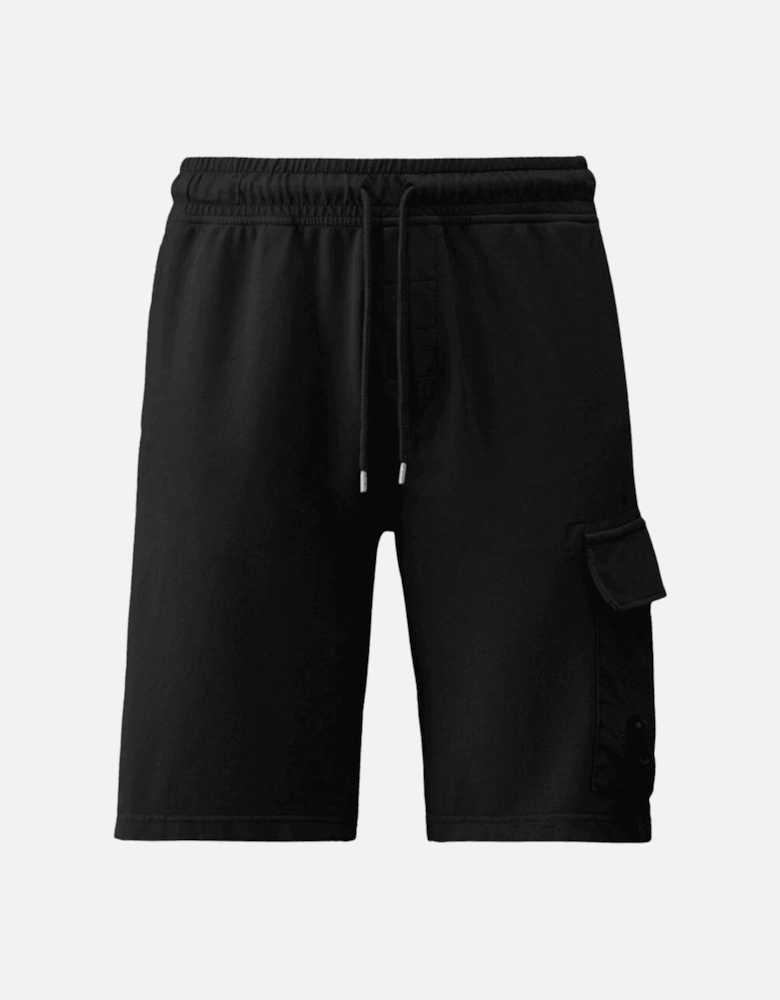 Light Fleece Lens Pocket Navy Cargo Shorts