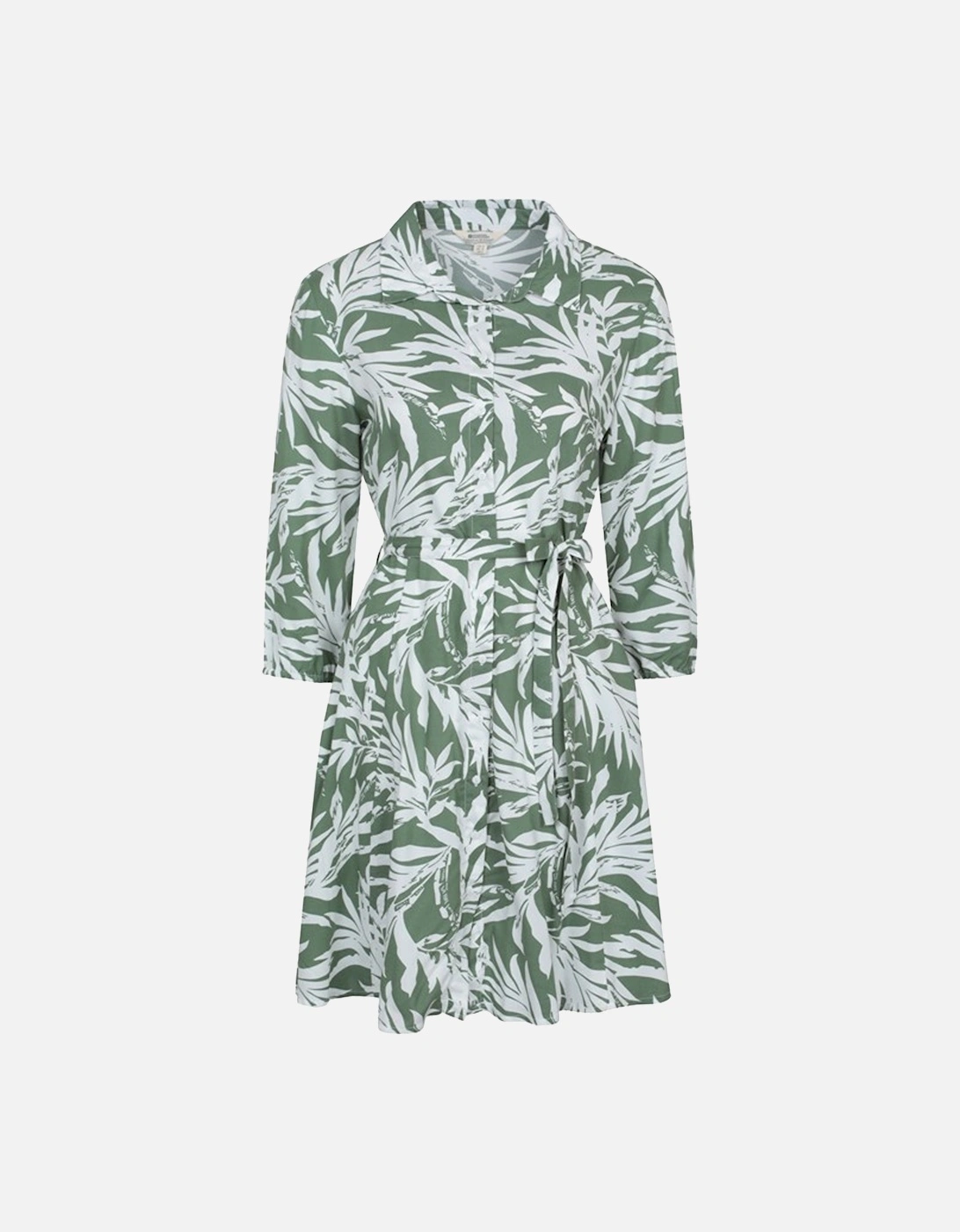 Womens/Ladies Porto Woven Button Through Shirt Dress, 4 of 3