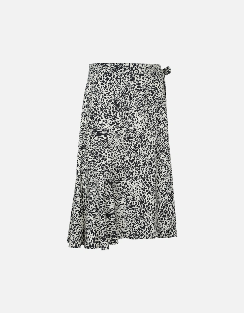 Womens/Ladies Papamoa Animal Print Wrap Skirt
