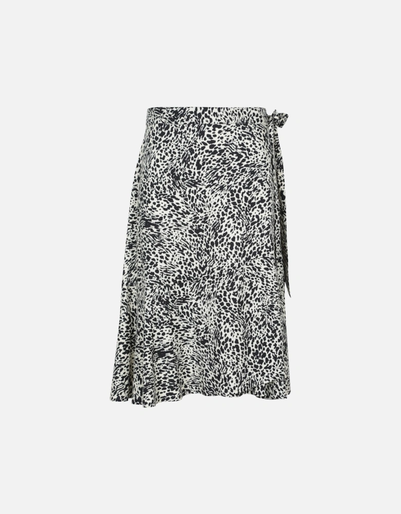 Womens/Ladies Papamoa Animal Print Wrap Skirt