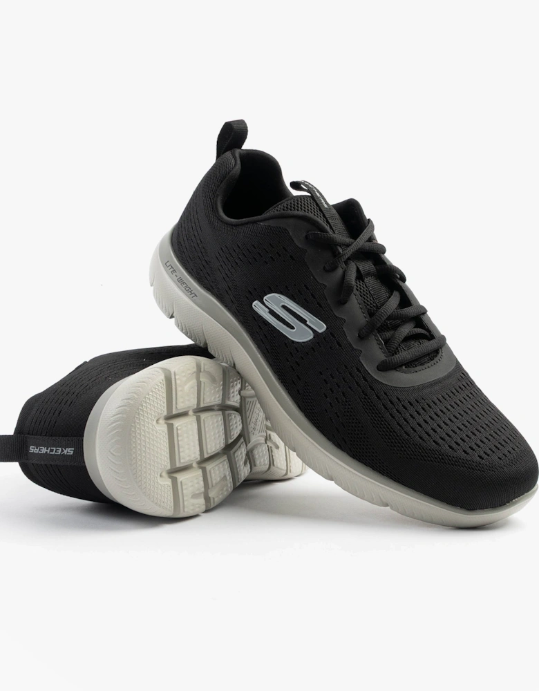 SUMMITS - TORRE Mens Trainers Black/Taupe
