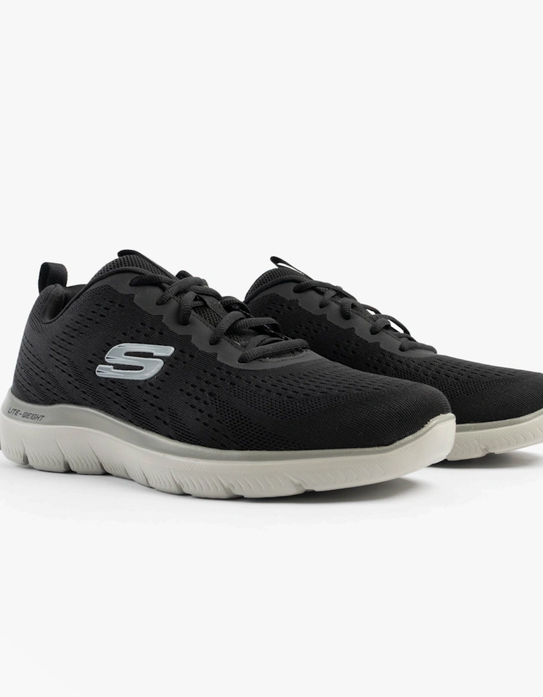SUMMITS - TORRE Mens Trainers Black/Taupe