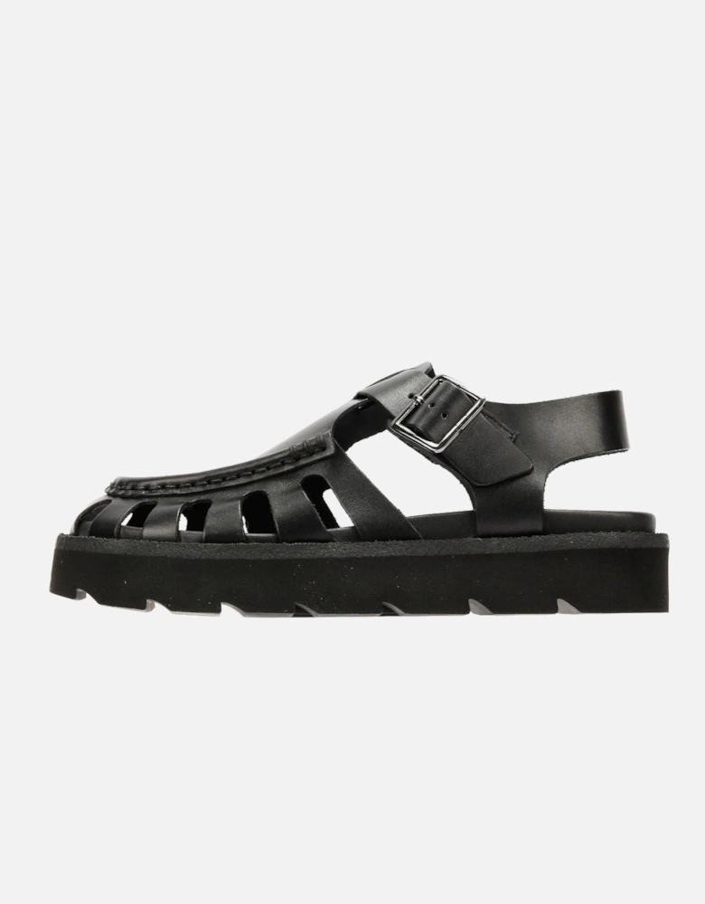 Originals Meadow Buckle Leather Women's Black Sandals