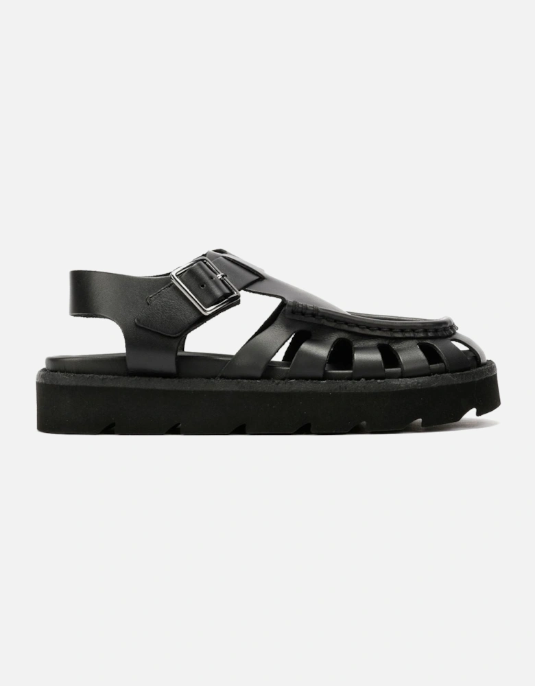 Originals Meadow Buckle Leather Women's Black Sandals