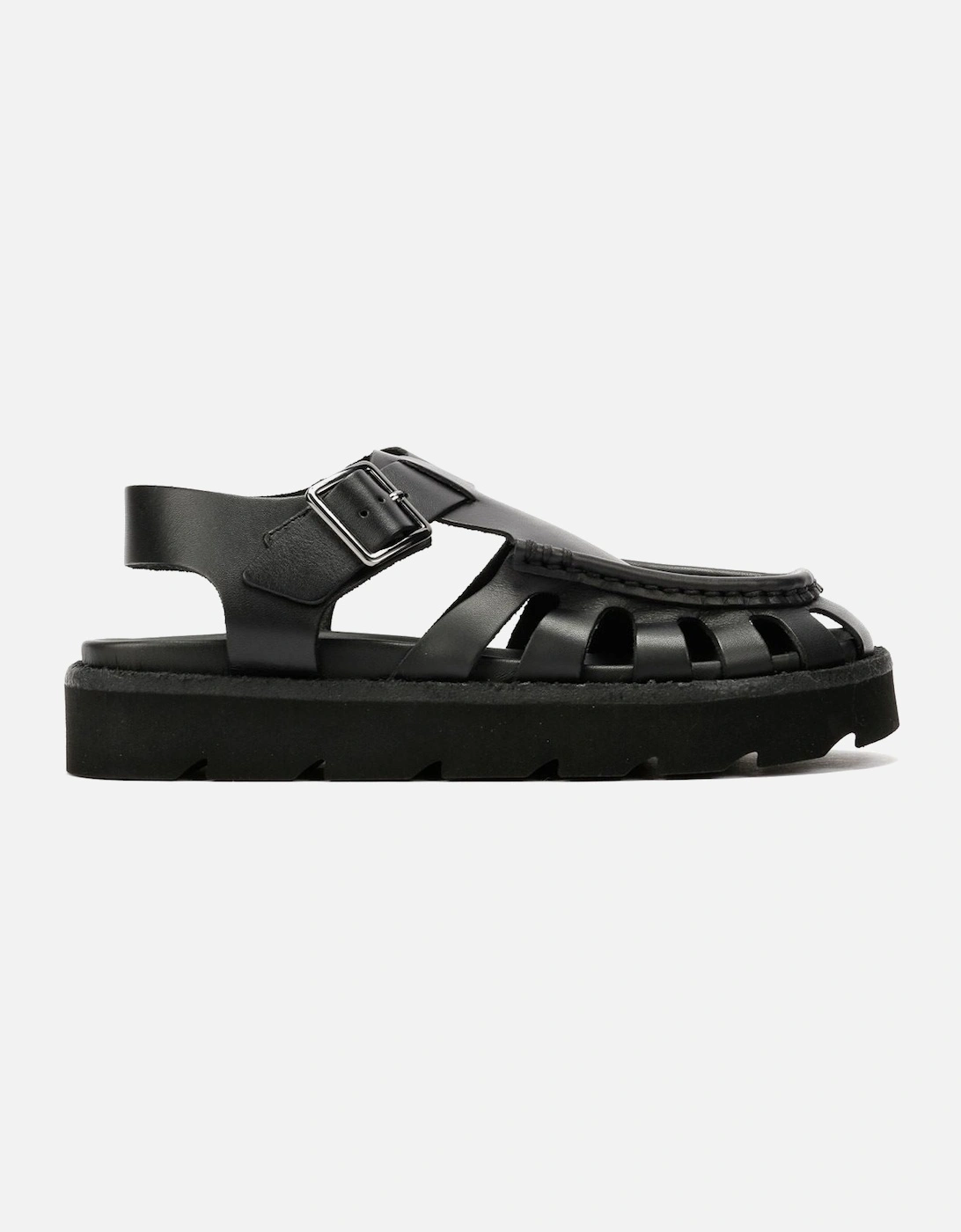 Originals Meadow Buckle Leather Women's Black Sandals