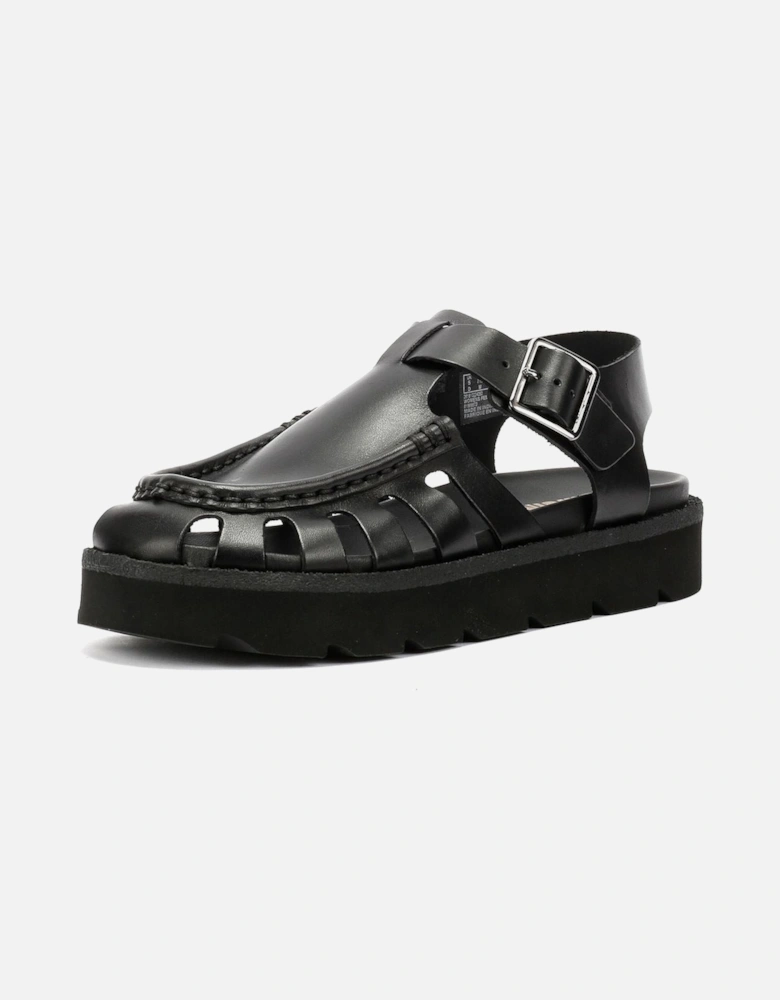 Originals Meadow Buckle Leather Women's Black Sandals