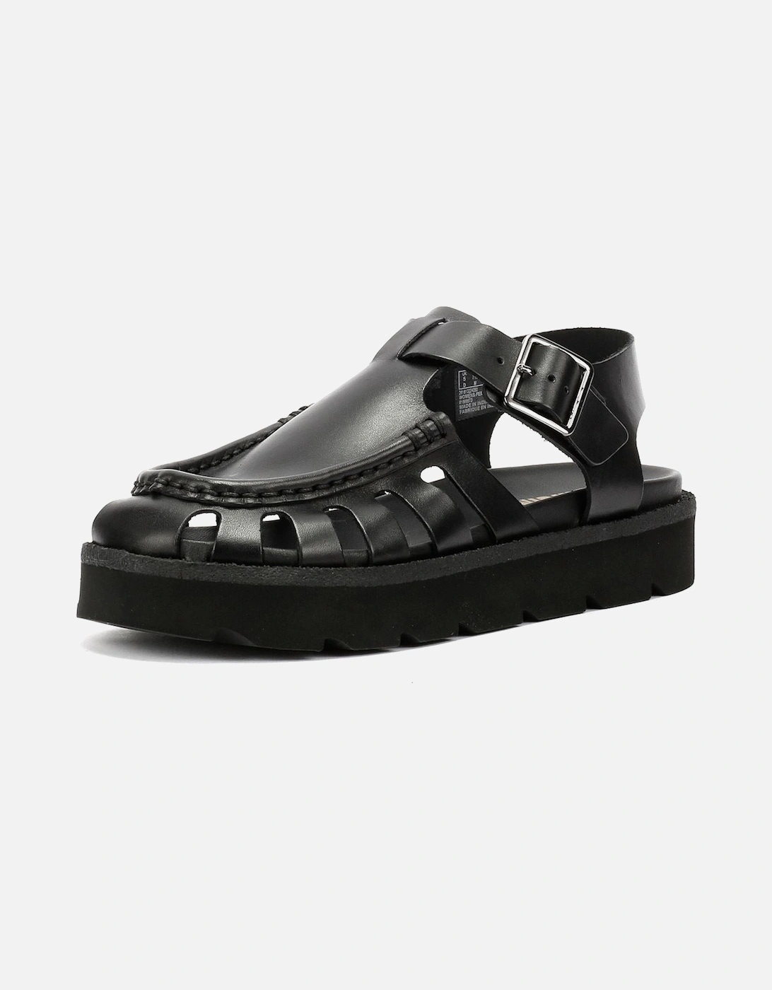 Originals Meadow Buckle Leather Women's Black Sandals