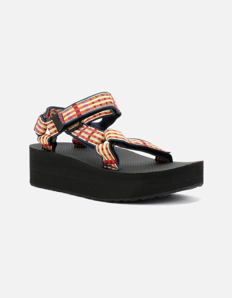 Flatform Universal Women's Check/Lemon Drop Sandals