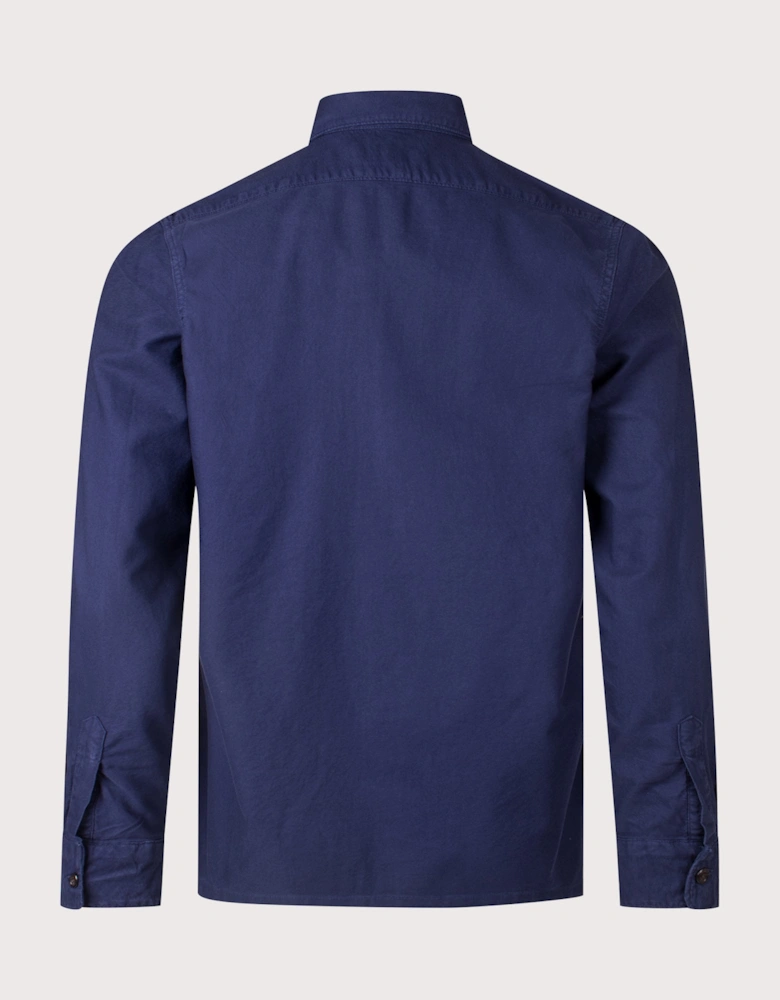 Garment-Dyed Oxford Overshirt