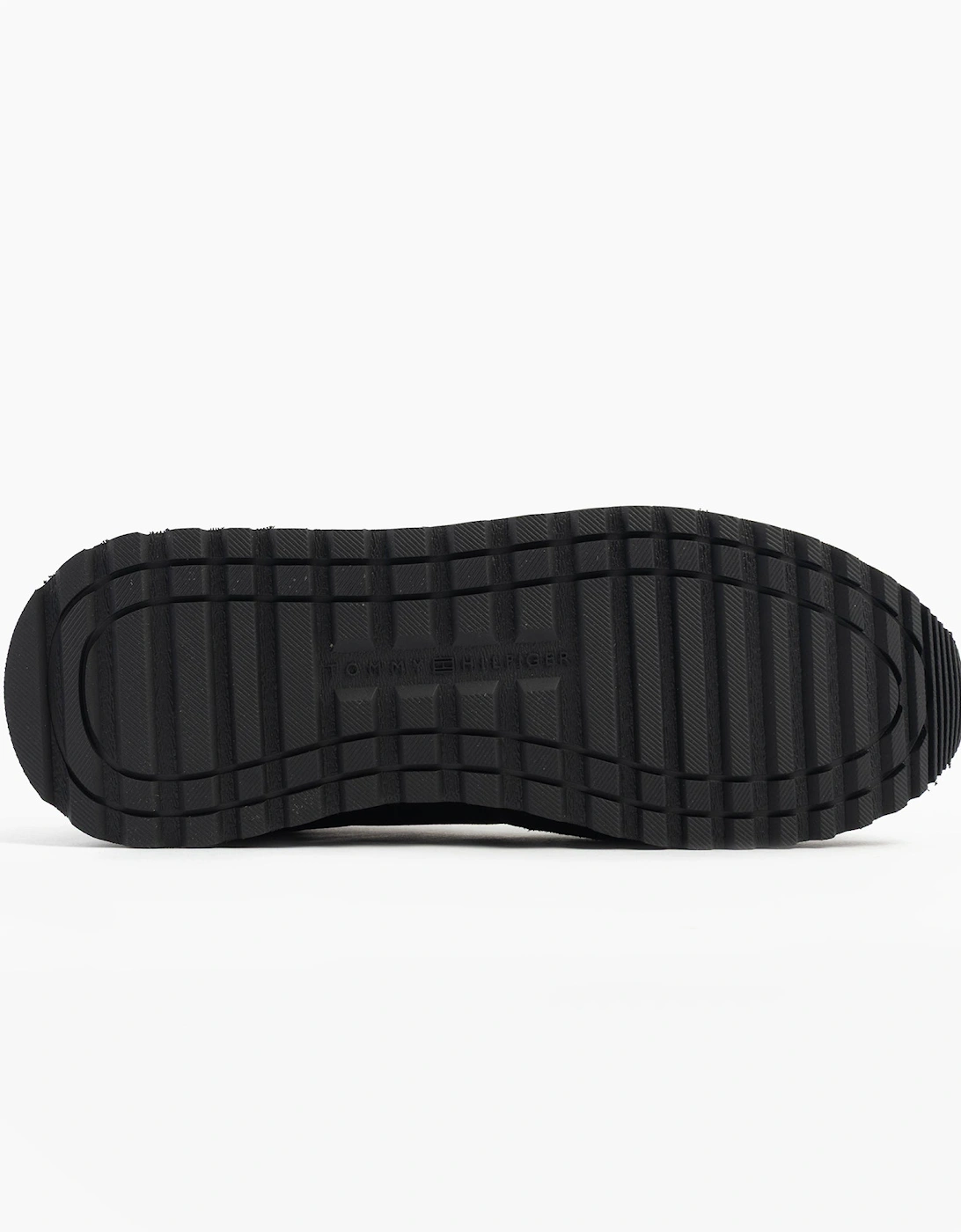ESSENTIAL MIXED TEXTURE Mens Trainers Black