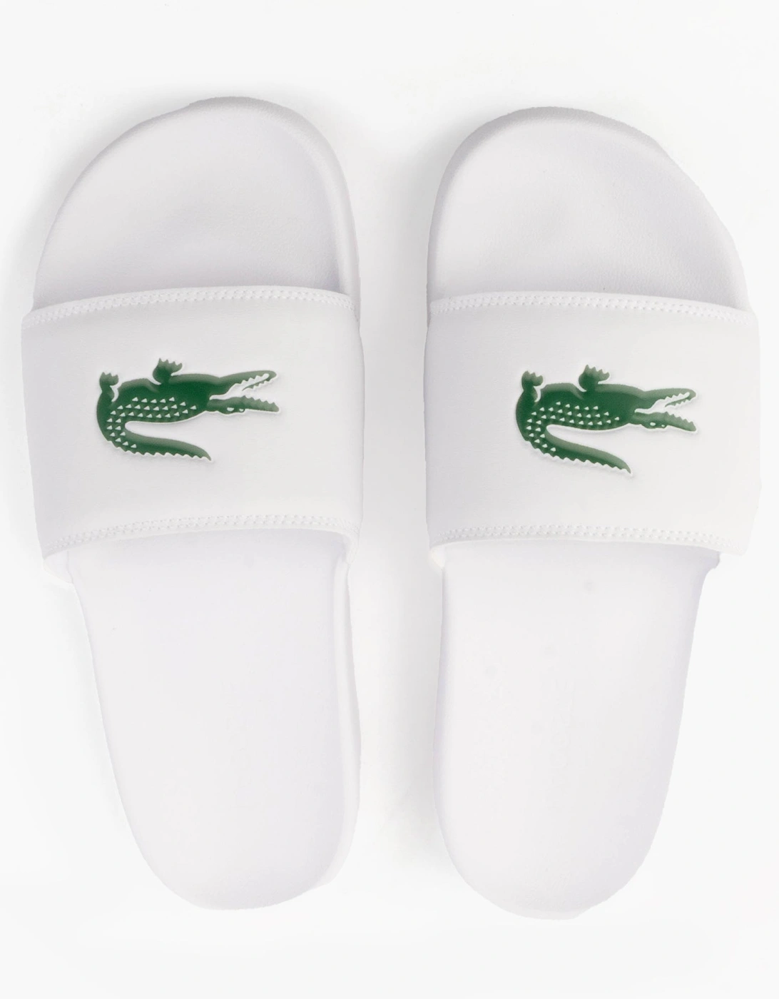 SERVE SLIDE 0.0 Mens Slides White/Green, 7 of 6