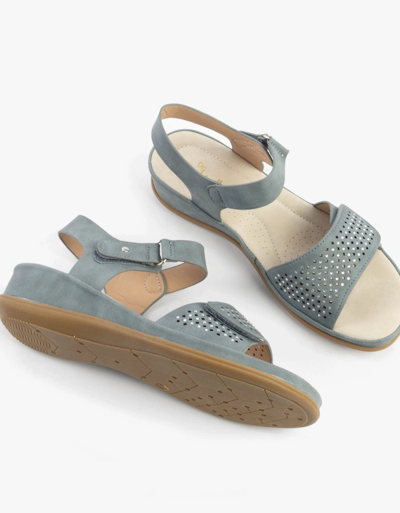 LUNA Womens Sandals Navy