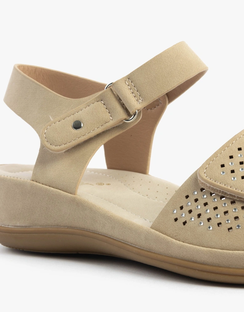 LUNA Womens Sandals Beige