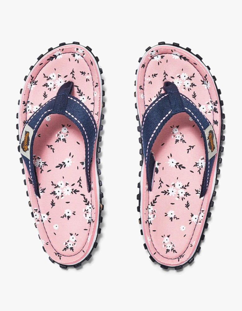 FFISL046 ISLANDER Ladies Flip-Flops Ditsy