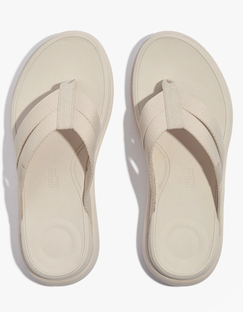 F-MODE GO Womens Flip Flops Paris Beige