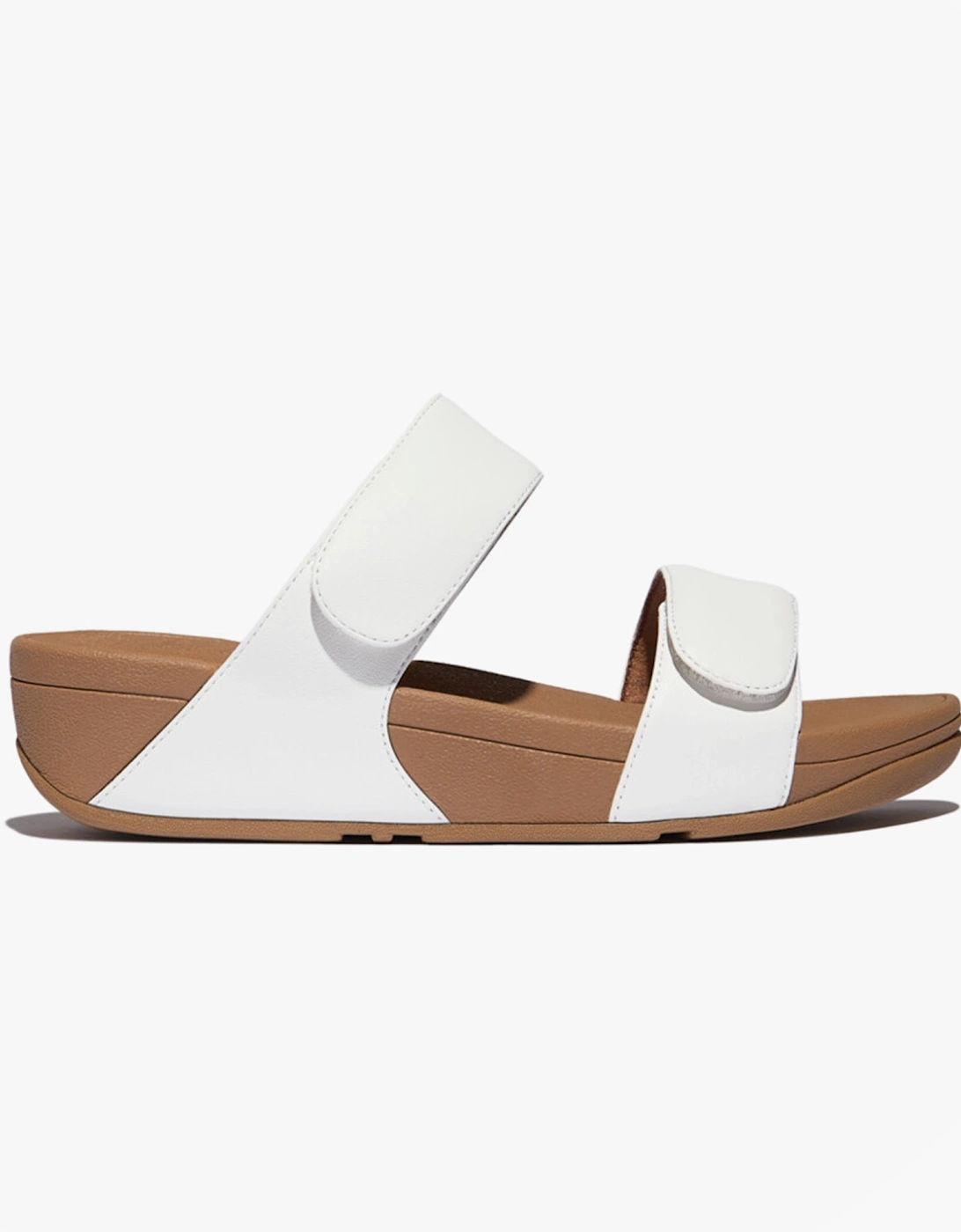 LULU ADJUSTABLE Womens Slides Urban White, 7 of 6