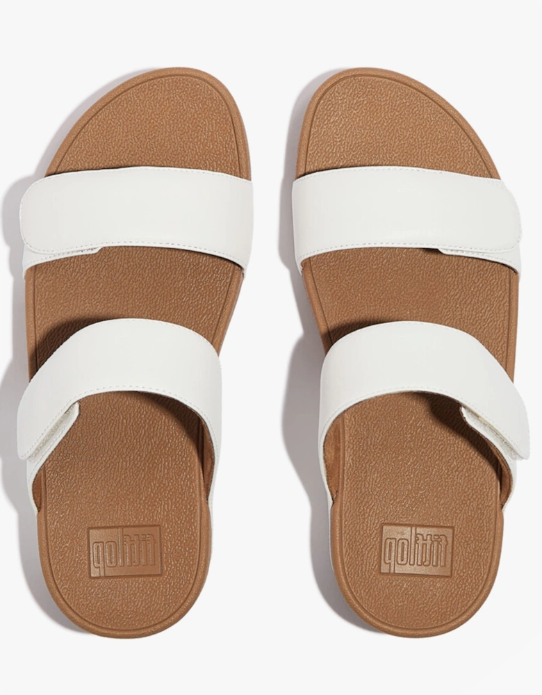 LULU ADJUSTABLE Womens Slides Urban White