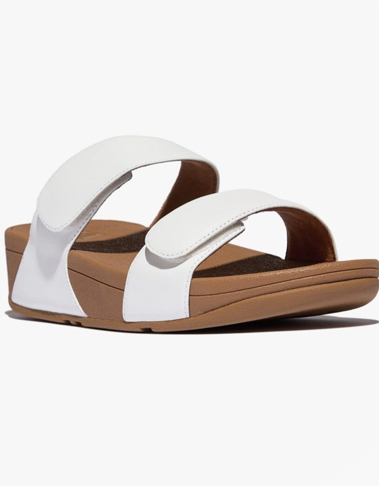 LULU ADJUSTABLE Womens Slides Urban White