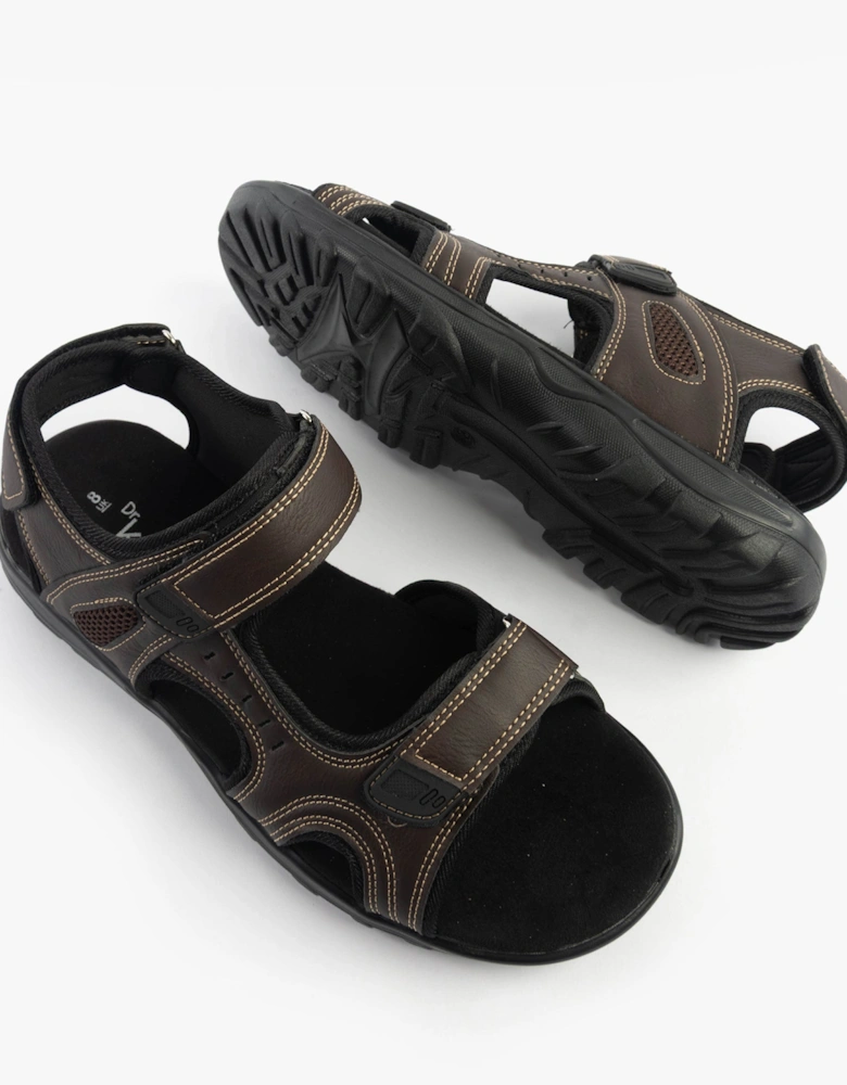 GAVIN Mens Sandals Brown