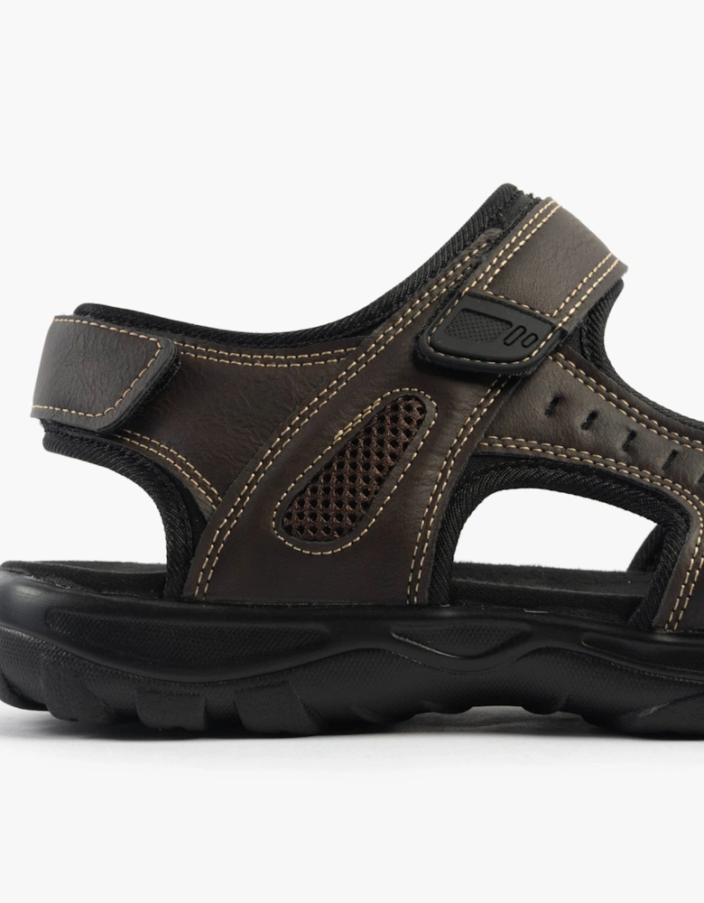 GAVIN Mens Sandals Brown