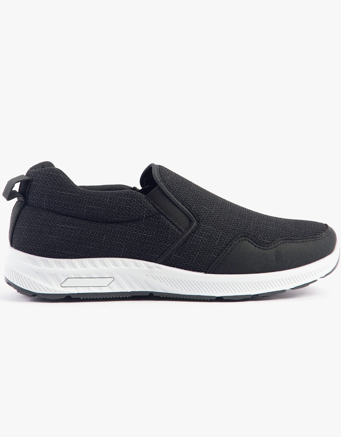 CRAIG Mens Wide-Fit Trainers Black, 7 of 6
