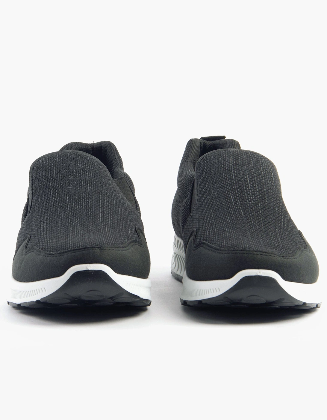 CRAIG Mens Wide-Fit Trainers Black