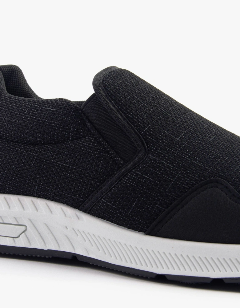 CRAIG Mens Wide-Fit Trainers Black