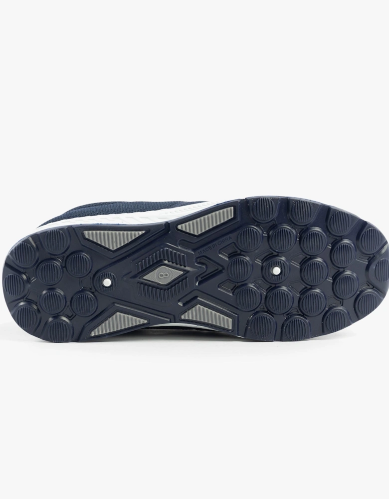CRAIG Mens Wide-Fit Trainers Navy