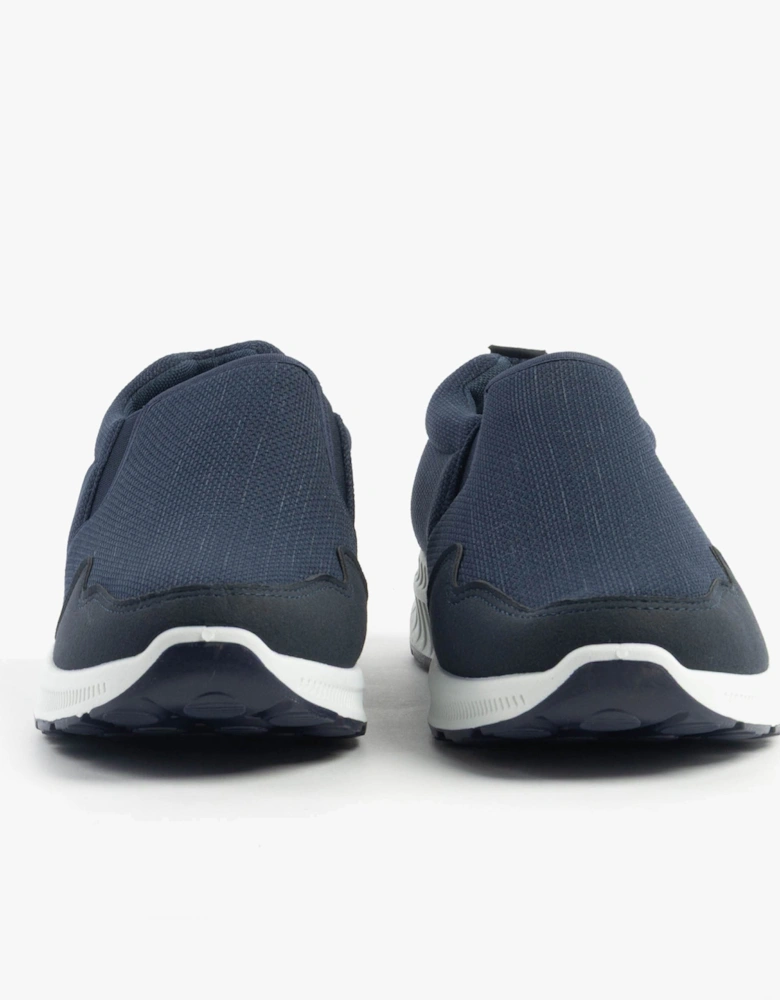 CRAIG Mens Wide-Fit Trainers Navy